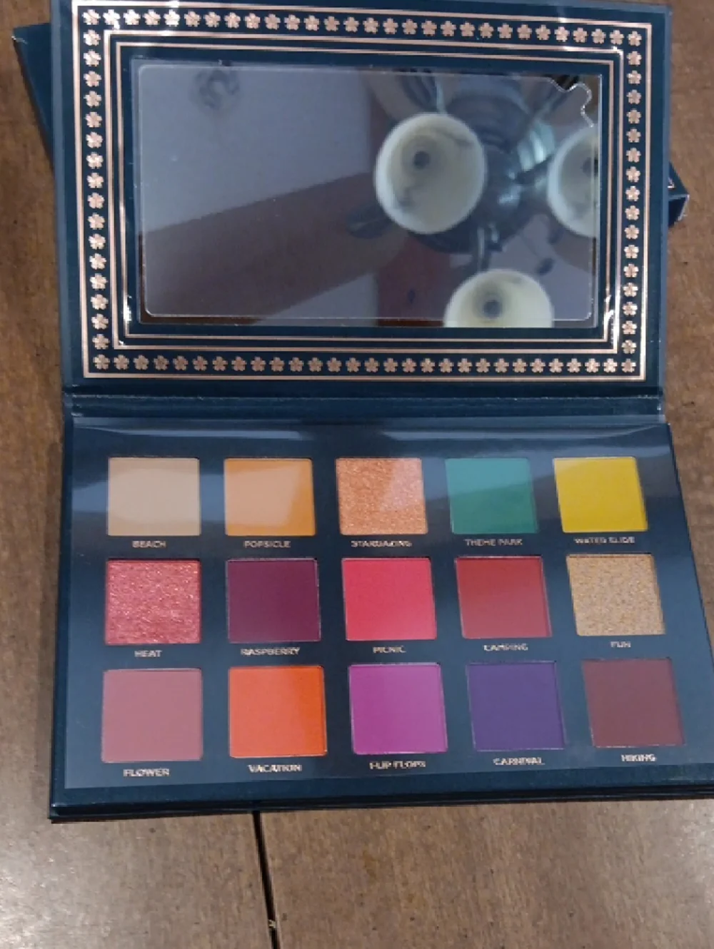 Ace Beauté Nostalgia Tropical Eyeshadow Palette - Teal & Orange